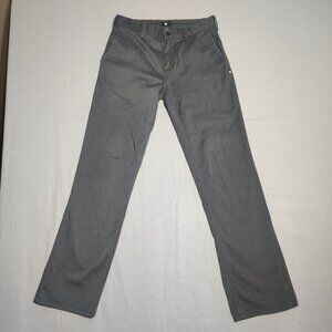 DC casual chino pants men's / youth size 28 grey colour straight leg